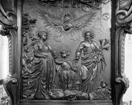 Bas-relief : la Sainte Famille