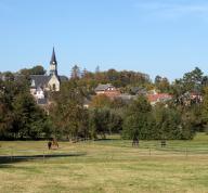 Le bourg d'Athies