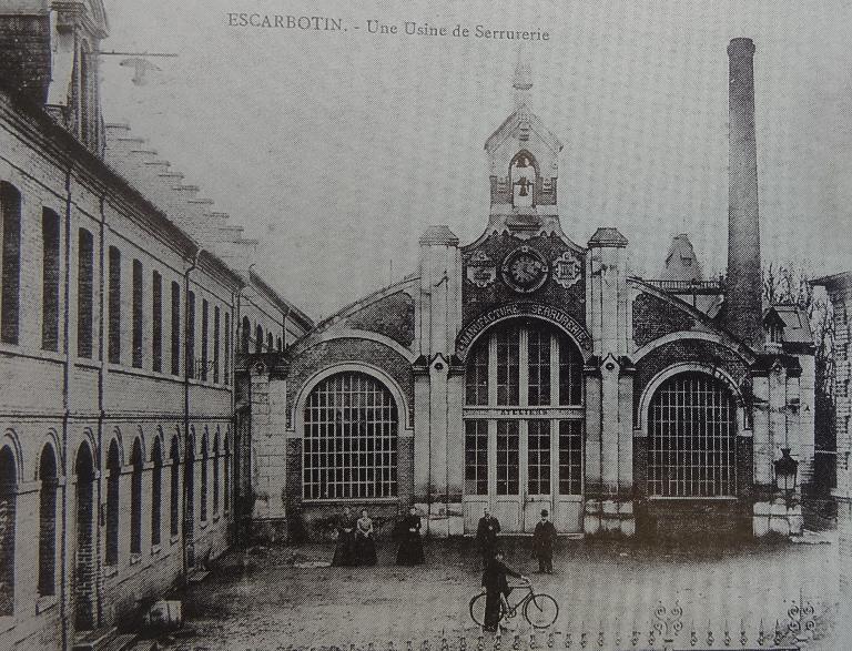 Usine de serrurerie Maquennehem et Imbert, puis Imbert Ricquier, puis Bricard