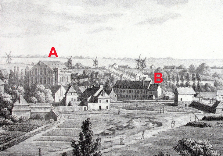 Ancienne buerie d'Isle, filature de coton Samuel Joly et fils, dite Filature Rouge, puis filature et tissage de coton, puis raffinerie de sucre (détruit)