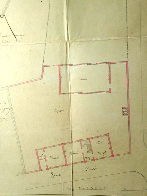 Ancienne école primaire de garçons et mairie de Rumegies, puis mairie et salle des fêtes (actuellement salle municipale)