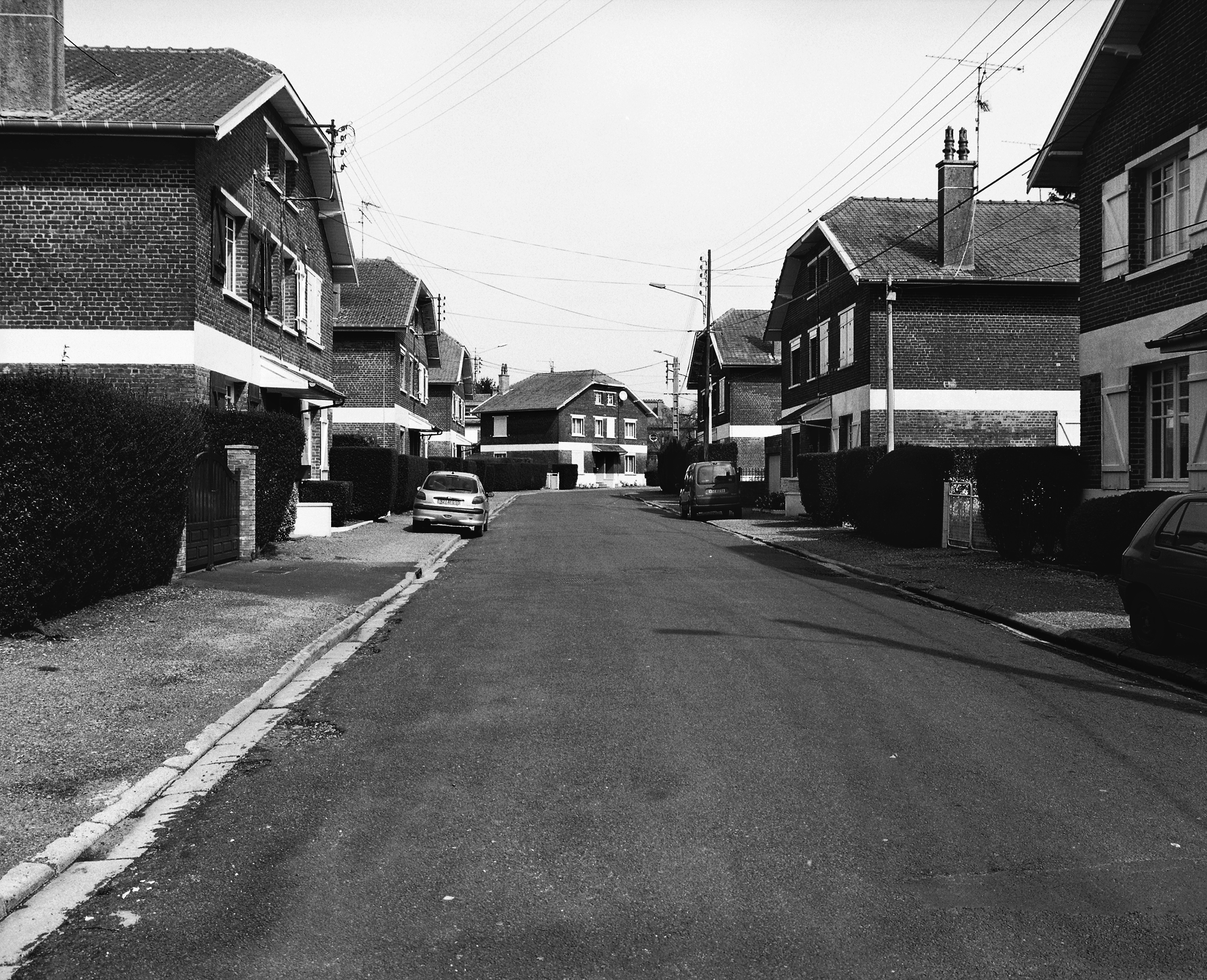 Vue générale de la cité Vallourec à Aulnoye-Aymeries.