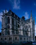 Ancien couvent de Franciscains, dit des Cordeliers, actuellement église paroissiale Saint-Remi et square Pierre-Marie-Saguez