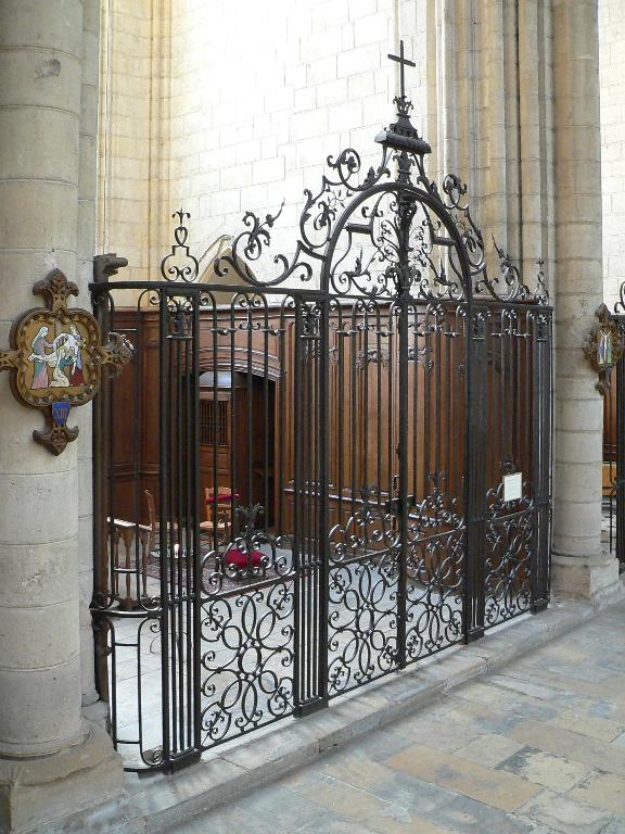 Clôture de la seconde chapelle sud de la nef, ou chapelle Saint-Michel