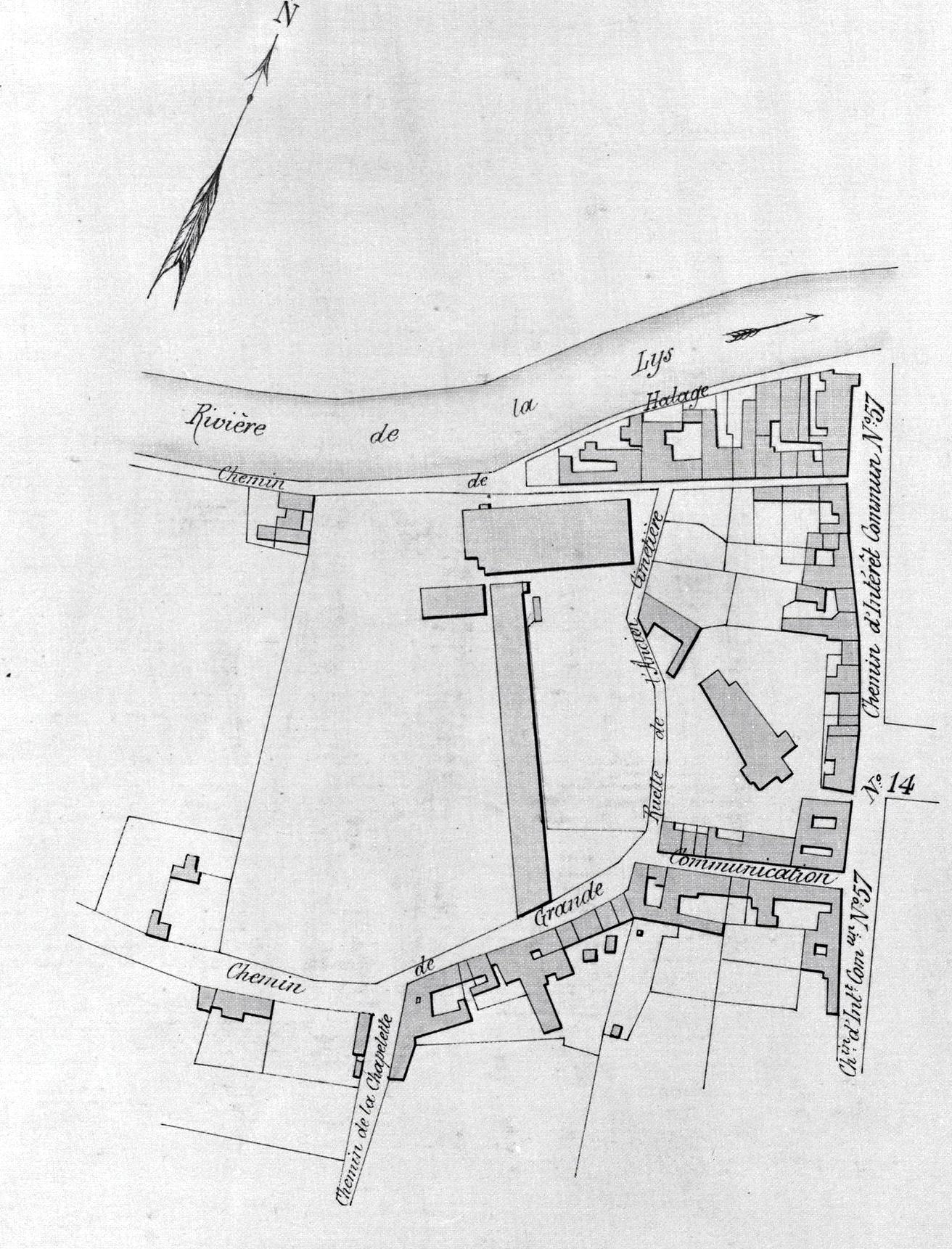 Usine de teinturerie Piequet, puis teinturerie Schuers, puis Teinturerie de Frelinghien (TDF) (détruit)