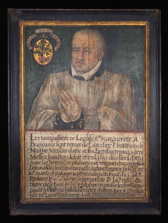 Tableau de consécration de Nicolas Darie