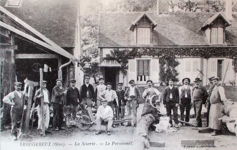 Ancien moulin à huile de Troissereux, dit moulin Cendret, devenu scierie Baudouin, puis Folliette