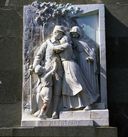 Haut-relief : Le Départ