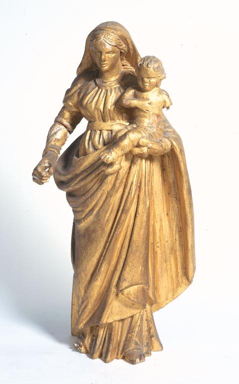 Statuette de procession : Vierge à l'Enfant