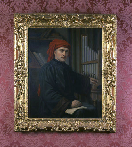 Tableau et cadre : Portrait de Josquin des Près