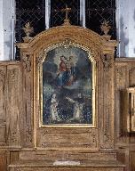 Paire de retables (de l'ameublement des chapelles latérales de Saint-Sébastien et du Rosaire)