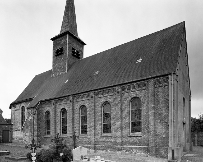 Eglise paroissiale Saint-Martin de Saint-Martin-Rivière et son cimetière