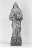 Statue (demi-nature) : sainte Godeberthe (?)