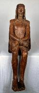 Statue (petite nature) : Christ aux liens dit Ecce homo