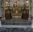 Le mobilier de la chapelle Saint-Joseph (autel, retable, tabernacle, clôture de chapelle et deux statues)