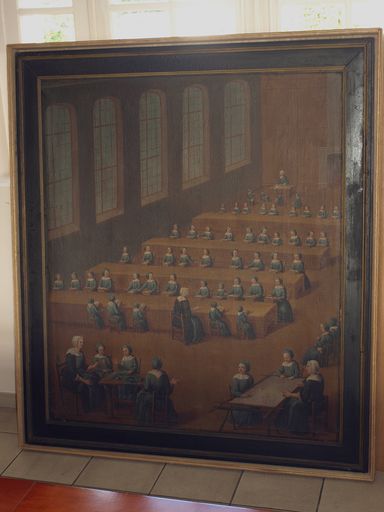 Tableau : Vue de l'atelier de couture de l'hôpital général de Saint-Omer