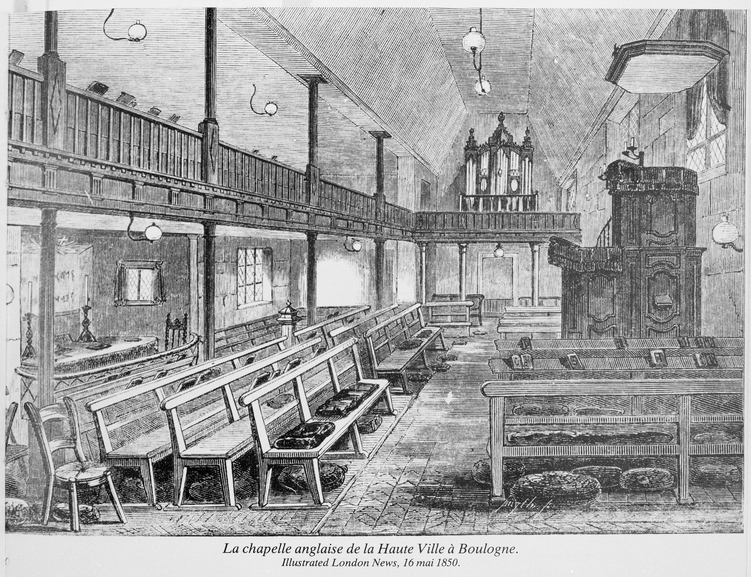 Temple de protestants dit British Protestant Chapel (détruit)