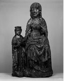 Groupe sculpté (petite nature) : l'Éducation de la Vierge