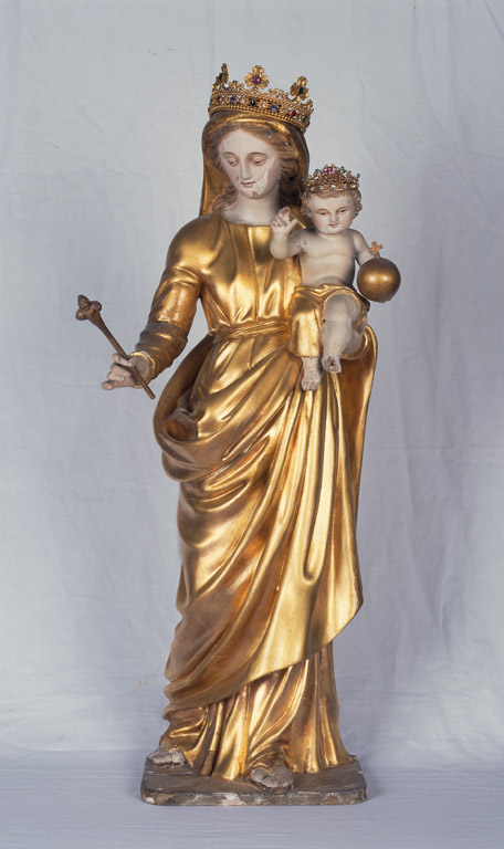 Statue (demi-nature) : Vierge à l'Enfant