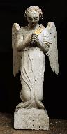 Statues en pendant (demi-nature) : Anges adorateurs