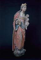 Statue (petite nature) : Vierge à l'Enfant