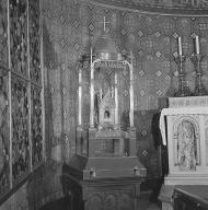 Dais de procession et sa garniture dit Baldaquin de la relique du Saint Sang