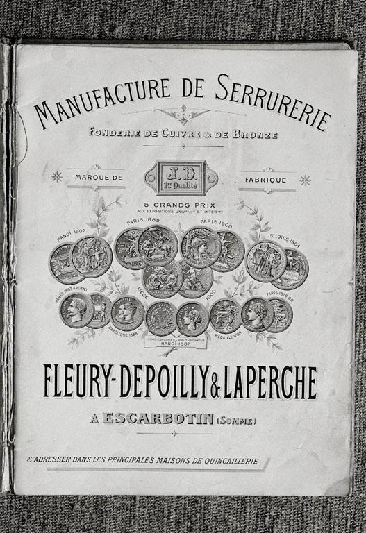 Usine de serrurerie Wandrille Depoilly Joseph, puis Fleury Depoilly, puis Depoilly Laperche, puis Laperche, puis Laperche et Couimex, aujourd'hui Delabie