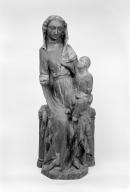 Statue (petite nature) : Vierge à l'Enfant dite Notre-Dame des Ardents ou Notre-Dame du Joyel