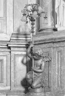 Paire de porte-luminaires : les Anges