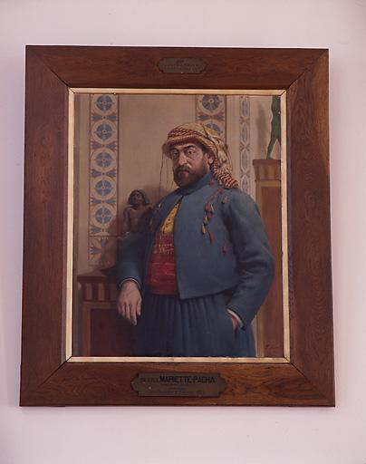Tableau : portrait d'Auguste Mariette