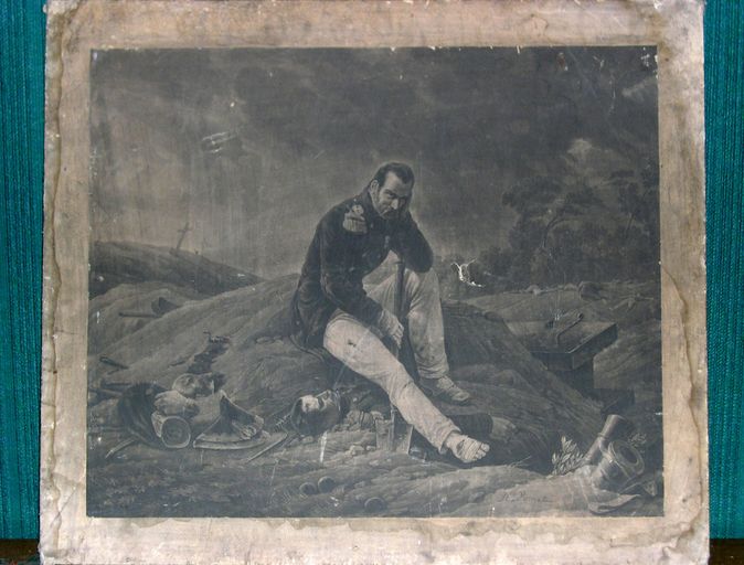 Estampe : Le Dernier grenadier de Waterloo