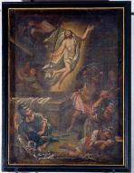 Deux tableaux (en pendant) : Résurrection du Christ et Pentecôte