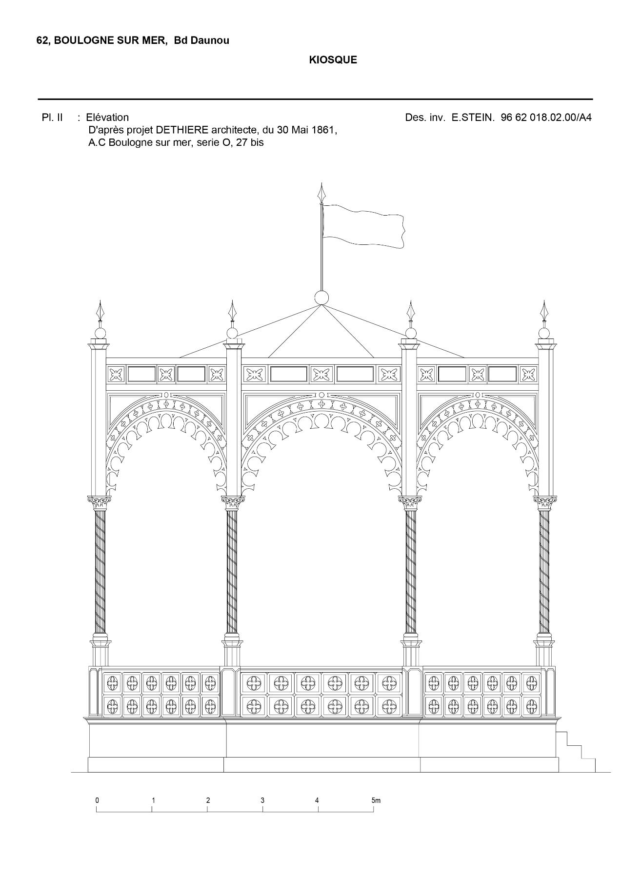 Projet de kiosque (non réalisé)