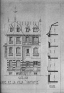 Les maisons et les immeubles de la station balnéaire de Mers-les-Bains