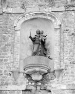 Statue (petite nature) : Vierge à l'Enfant