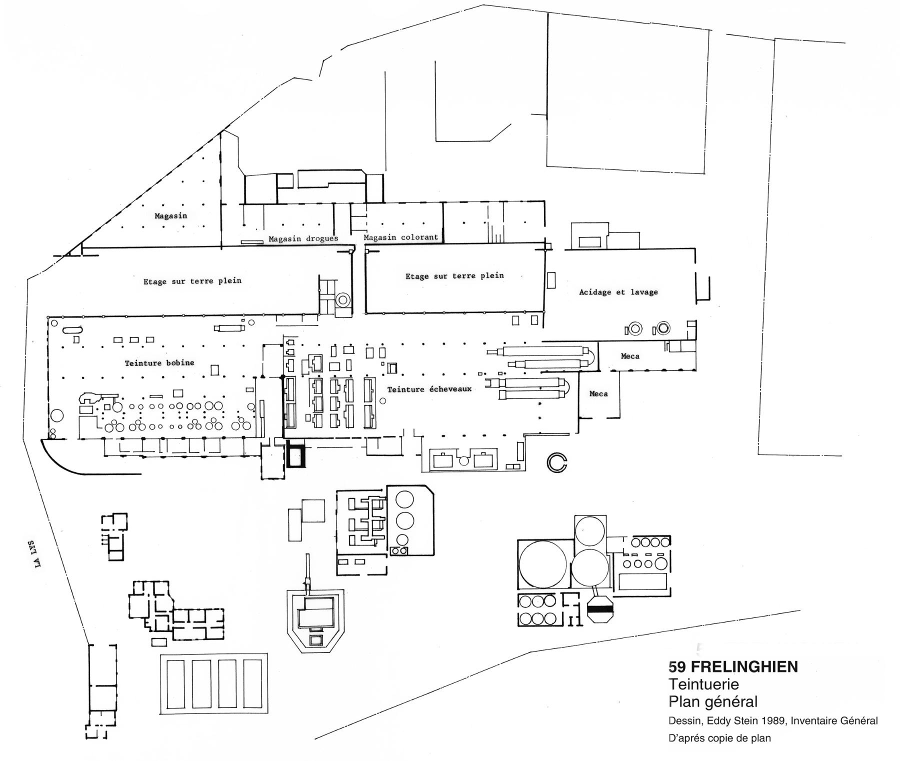 Usine de teinturerie Piequet, puis teinturerie Schuers, puis Teinturerie de Frelinghien (TDF) (détruit)