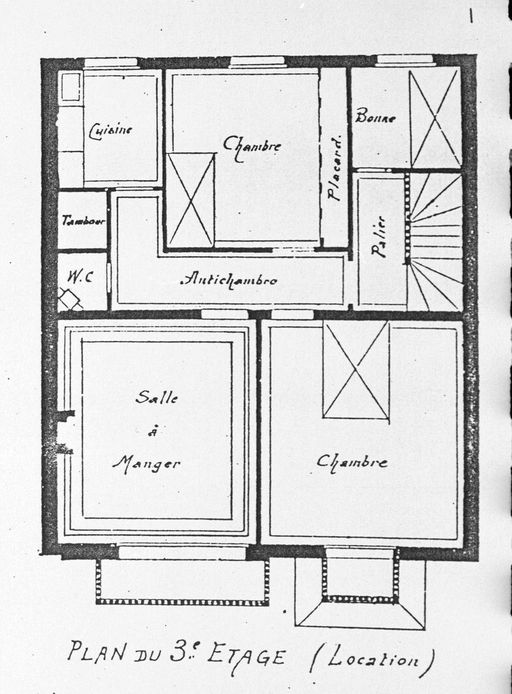 Maison à deux logements superposés, dite Bon Abri