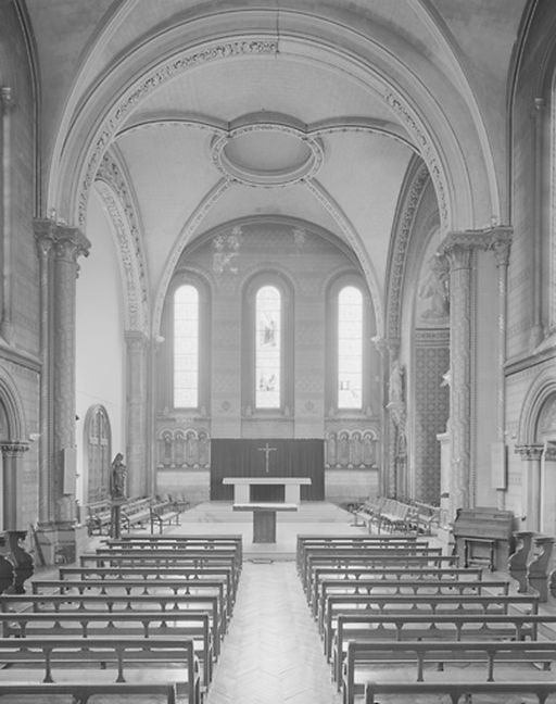 Nouveau couvent d'ursulines, dites Filles de la Vierge, devenu école et collège Sainte-Clotilde