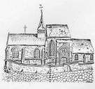 Ancienne église Saint-Georges de Noyon devenue abbaye Saint-Pierre et Saint-Paul, puis église paroissiale Sainte-Godeberthe (détruit)