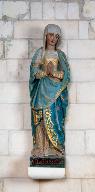 Statue (petite nature) : Vierge du Calvaire dite Notre-Dame du Bon-Secours