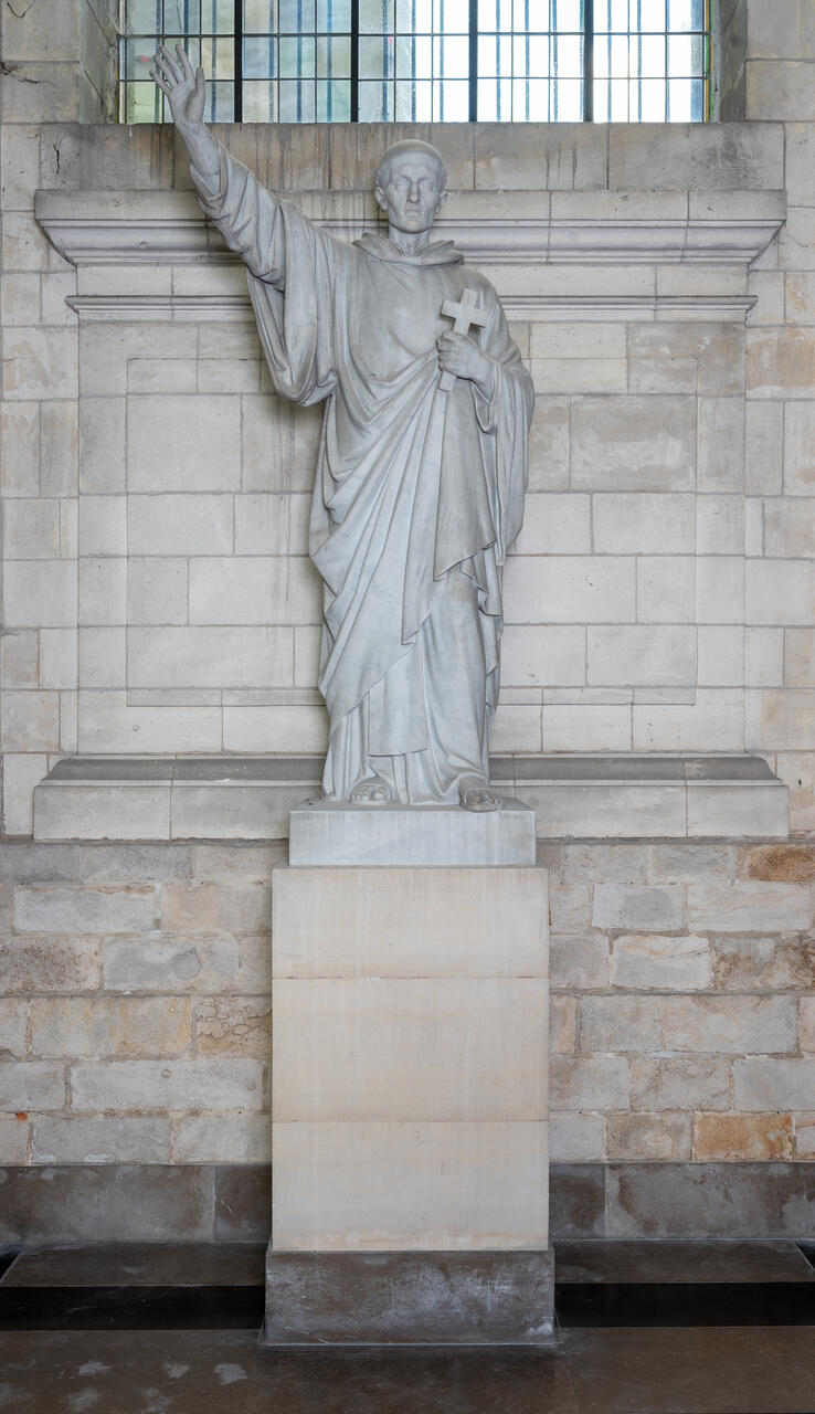 Statue : Saint Bernard de Clairvaux