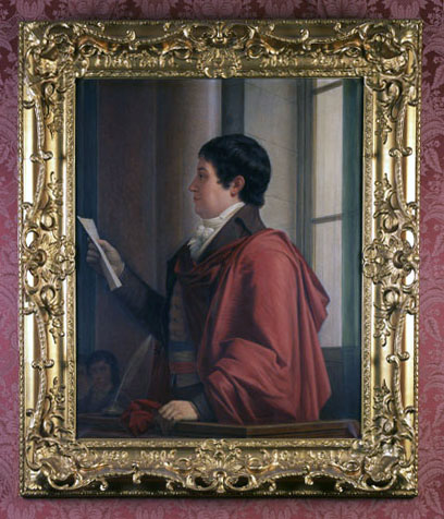 Tableau et cadre : Portait de l'avocat Albert Duhot