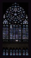 Ensemble de deux verrières décoratives (baies 119, 229)
