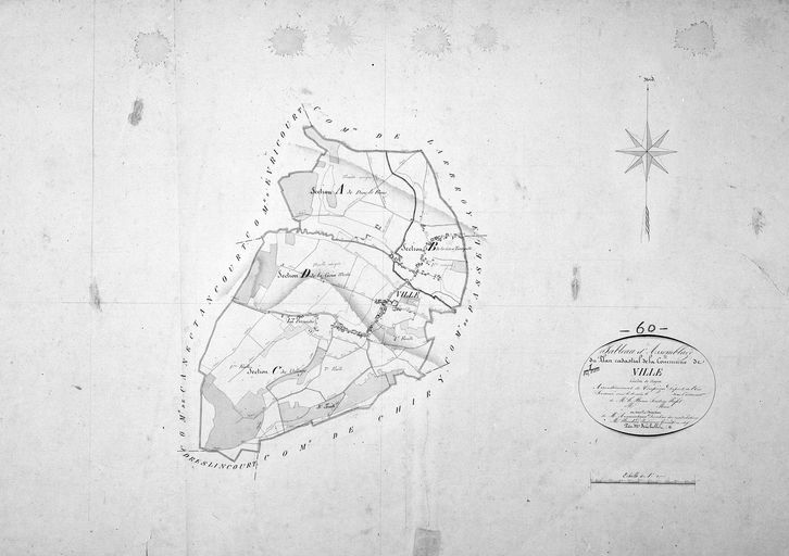 Le canton de Noyon : le territoire de la commune de Ville