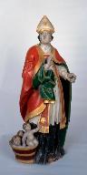 Statue (demi-nature) : saint Nicolas