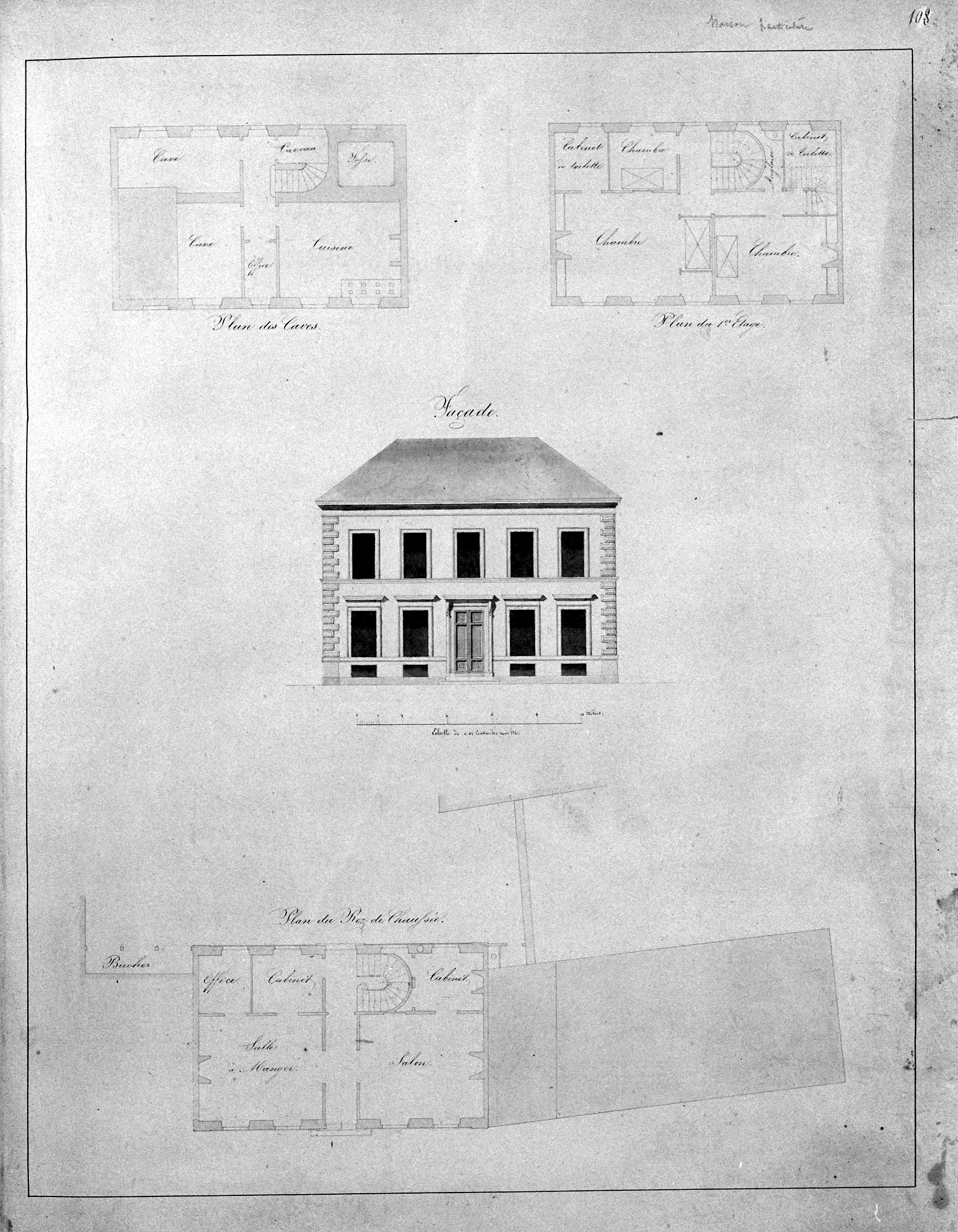 Projet de la maison de l'architecte Debayser (non réalisé)