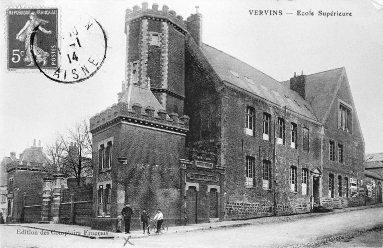 Ancien château seigneurial de Vervins, dit Vieux-château (actuellement collège)