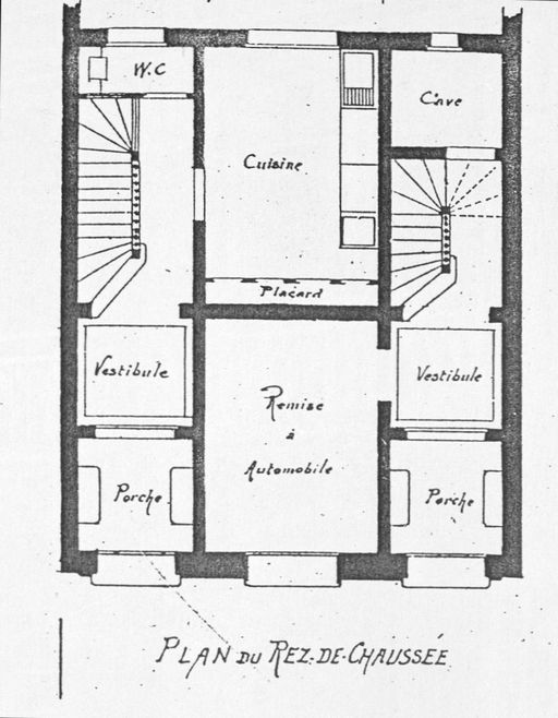 Maison à deux logements superposés, dite Bon Abri