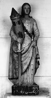 Statue (demi-nature) : sainte Barbe