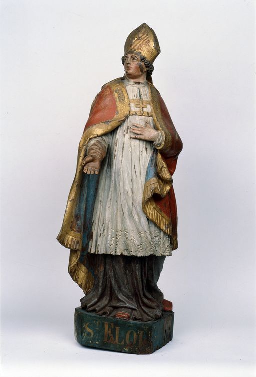 Statue (demi-nature) : saint Eloi